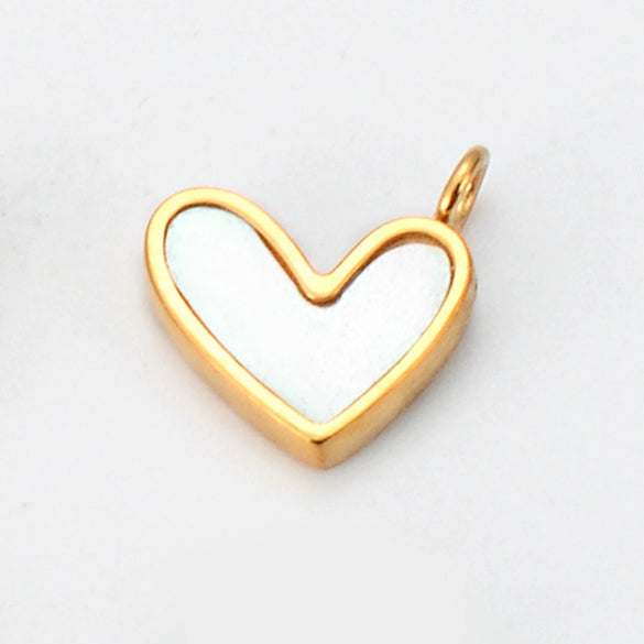 Wholesale Jewelry Stainless Steel Butterfly Bear Love Four Leaf Clover Pendant 18K Gold Plated