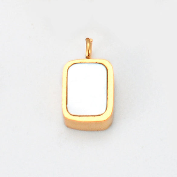 Wholesale Jewelry Stainless Steel Butterfly Bear Love Four Leaf Clover Pendant 18K Gold Plated