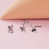 Wholesale Jewelry Stainless Steel Butterfly Style Nose Ring And Ear Bone Ring