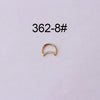 Wholesale Jewelry Stainless Steel Closed Ring Creative Moon And Drop Shape Ear Nose Puncture Ring Electroplated Unisex