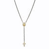 Wholesale Jewelry Stainless Steel Color Stone Virgin Necklace With Geometric Design And Electroplating Treatment