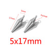 Wholesale Jewelry Stainless Steel Conical Pendant Electroplated Simple Earrings Accessories