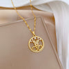 Wholesale Jewelry Stainless Steel Copper Geometric Ring And Necklace