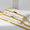 Wholesale Jewelry Stainless Steel Cuban Chain Constellation Geometric Electroplated Necklace Bracelet