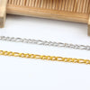 Wholesale Jewelry Stainless Steel Cuban Chain Nk31 Cross Chain Hip Hop Geometric Electroplated