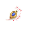 Wholesale Jewelry Stainless Steel Double Hole Crystal Connector Fish Pattern Retro Style Titanium Steel Diy Accessories For Necklace And Bracelet