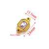 Wholesale Jewelry Stainless Steel Double Hole Crystal Connector Fish Pattern Retro Style Titanium Steel Diy Accessories For Necklace And Bracelet