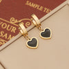 Wholesale Jewelry Stainless Steel Dripping Oil Butterfly Heart Star Earrings For Women