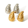 Wholesale Jewelry Stainless Steel Drop Shape Electroplating Women's Earrings