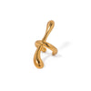 Wholesale Jewelry Stainless Steel Dropshaped Geometric Electroplated Women's Ear Bone Clip Earrings
