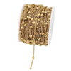 Wholesale Jewelry Stainless Steel Electroplated Bead Chain Accessories For Women