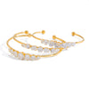 Wholesale Jewelry Stainless Steel Electroplated Bracelet With Zircon
