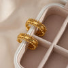 Wholesale Jewelry Stainless Steel Electroplated Geometric Bohemian Beads Lace Earrings For Women