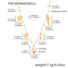 Wholesale Jewelry 316L Stainless Steel Electroplated 18K Gold Chain Style Clavicle Necklace And Bracelet Set For Women