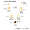 Wholesale Jewelry 316L Stainless Steel Electroplated 18K Gold Chain Style Clavicle Necklace And Bracelet Set For Women