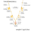Wholesale Jewelry 316L Stainless Steel Electroplated 18K Gold Chain Style Clavicle Necklace And Bracelet Set For Women