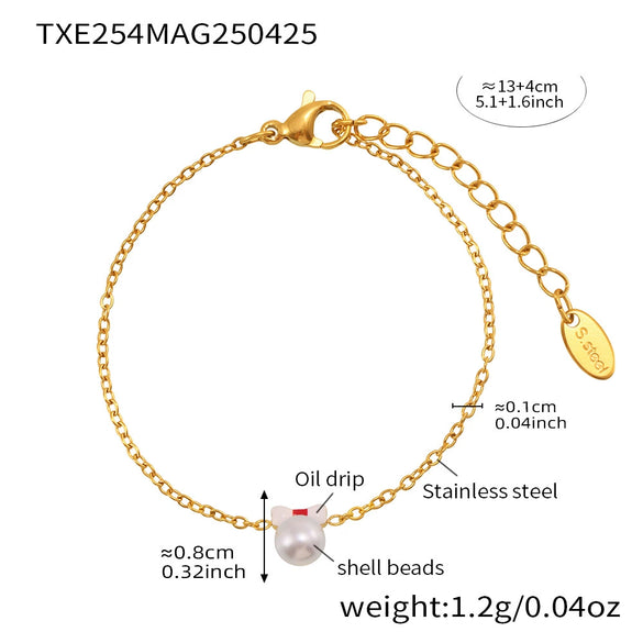 Wholesale Jewelry 316L Stainless Steel Electroplating Chain Style For Girls And Women