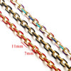Wholesale Jewelry Stainless Steel Enamel Oil Drop Chain Handmade Bracelet Necklace