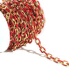 Wholesale Jewelry Stainless Steel Enamel Oil Drop Chain Handmade Bracelet Necklace