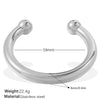 Wholesale Jewelry Stainless Steel Exaggerated Open Design Electroplated Bracelet