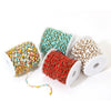 Wholesale Jewelry Stainless Steel Exotic Peach Heart Shape Dripping Oil Handmade Chain Necklace Bracelet Accessories