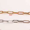 Wholesale Jewelry Stainless Steel Flat Chain With Ellipse Pattern And Electroplating Treatment