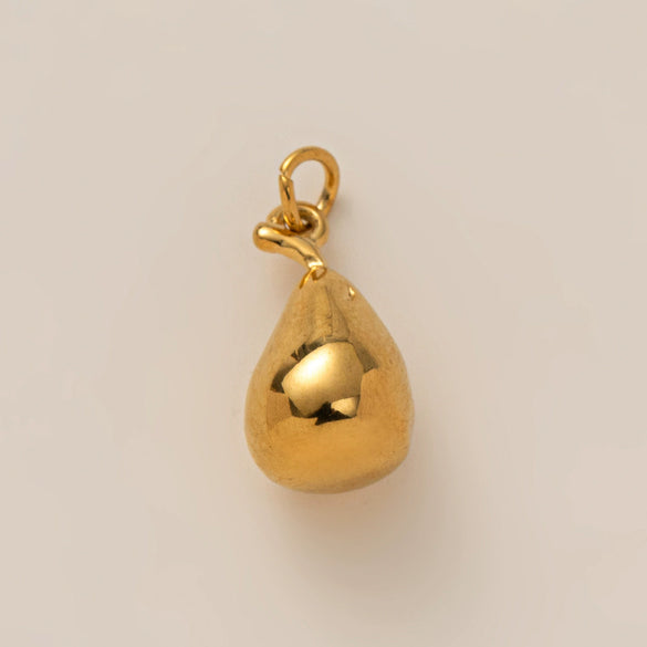 Wholesale Jewelry Stainless Steel Fruit Pattern Electroplated Pendant Necklace