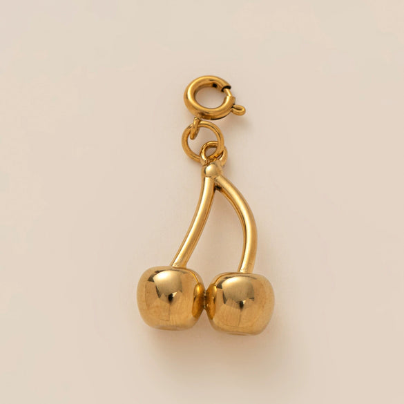 Wholesale Jewelry Stainless Steel Fruit Pattern Electroplated Pendant Necklace