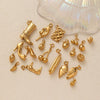 Wholesale Jewelry Stainless Steel Fruit Pattern Electroplated Pendant Necklace