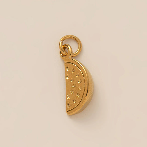 Wholesale Jewelry Stainless Steel Fruit Pattern Electroplated Pendant Necklace