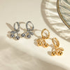 Wholesale Jewelry Stainless Steel Fruit Style Cherry Pendant Earrings With Electroplating