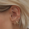 Wholesale Jewelry Stainless Steel Gear Geometric Style Electroplating Jewelry Set For Women