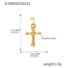 Wholesale Jewelry Stainless Steel Geometric And Flower And Heart Shape Pendant 18K Gold Plated