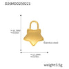 Wholesale Jewelry Stainless Steel Geometric And Flower And Heart Shape Pendant 18K Gold Plated