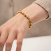 Wholesale Jewelry Stainless Steel Geometric Ball Pull Bracelet Electroplated For Women