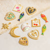 Wholesale Jewelry Stainless Steel Geometric Bow Pendant Electroplating For Women