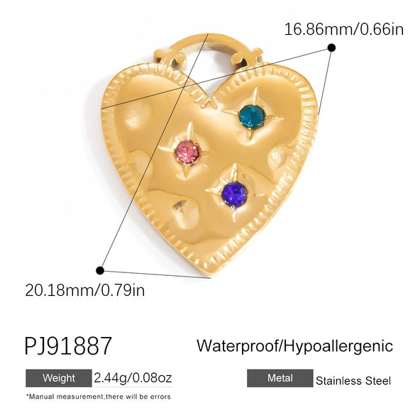 Wholesale Jewelry Stainless Steel Geometric Bow Pendant Electroplating For Women