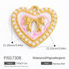 Wholesale Jewelry Stainless Steel Geometric Bow Pendant Electroplating For Women