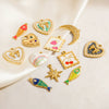Wholesale Jewelry Stainless Steel Geometric Bow Pendant Electroplating For Women