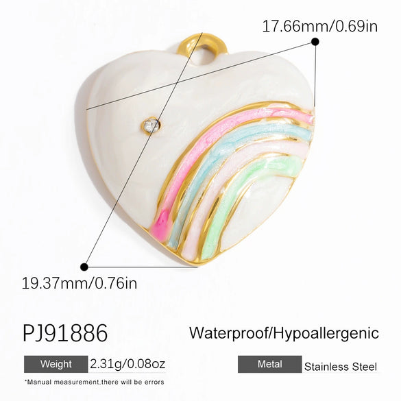 Wholesale Jewelry Stainless Steel Geometric Bow Pendant Electroplating For Women