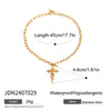 Wholesale Jewelry Stainless Steel Geometric Cross Flame Ear Hook Earrings Electroplated For Women