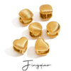 Wholesale Jewelry Stainless Steel Geometric Earrings For Women With Electroplating And Niche Design