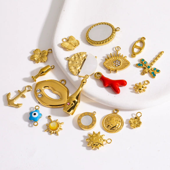 Wholesale Jewelry Stainless Steel Geometric Electroplated Accessories For Women