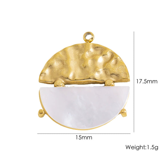 Wholesale Jewelry Stainless Steel Geometric Electroplated Accessories For Women