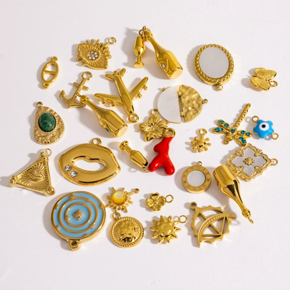 Wholesale Jewelry Stainless Steel Geometric Electroplated Accessories For Women