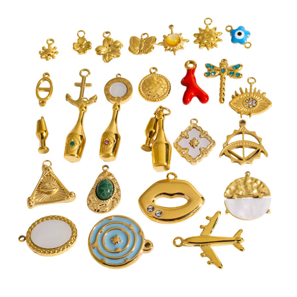 Wholesale Jewelry Stainless Steel Geometric Electroplated Accessories For Women