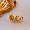 Wholesale Jewelry Stainless Steel Geometric Electroplated Ear Buckle Earrings For Women