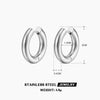Wholesale Jewelry Stainless Steel Geometric Electroplated Earrings And Ring For Women