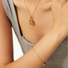 Wholesale Jewelry Stainless Steel Geometric Electroplated Moon Sun God Pendant Necklace For Women