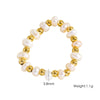 Wholesale Jewelry Stainless Steel Geometric Electroplated Pendant Necklace Bracelet Accessories